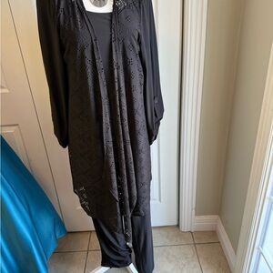 Antthony Black Patterned Ensemble